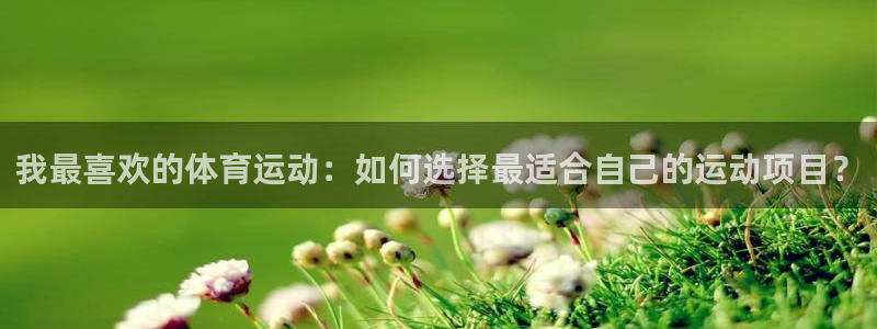 新球体育蓝球比分：我最喜欢的体育运动：如何选择最适合自己的运动项目？